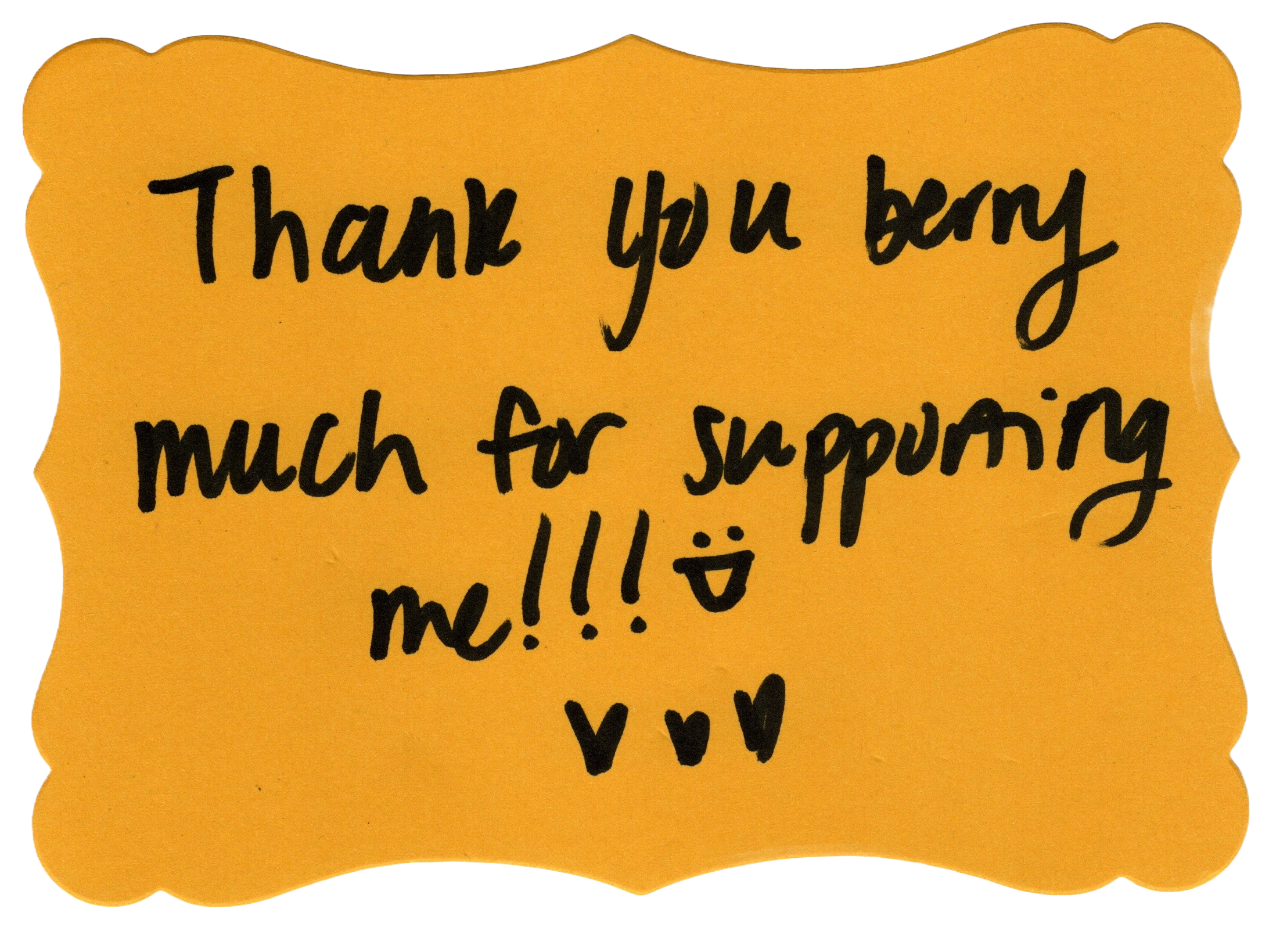 Thank you berry much